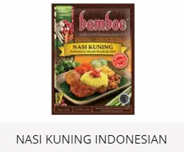 Bamboe Nasi Kuning (Indonesian Yellow Fragrant Rice)