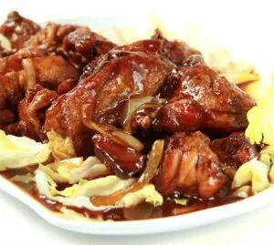 Ayam Goreng Mentega (Deep-Fried Half Chicken with a Buttery Sweet & Tangy Sauce)