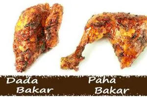 Ayam Bakar (Charcoal Grilled Marinated Chicken)