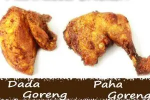 Ayam Goreng (Deep Fried Marinated Chicken)