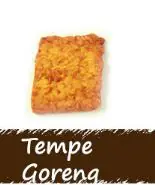 Tempe Goreng (Marinated Fried Soybean) per/piece