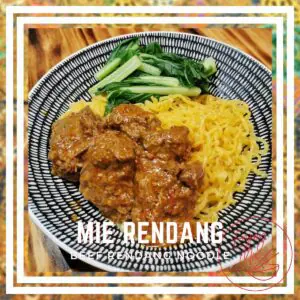 Bakmi Rendang (Rendang Noodle)