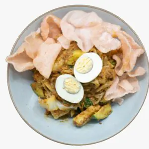 Gado-Gado Betawi (Vegetable salad Betawi Style) by Growers Cafe