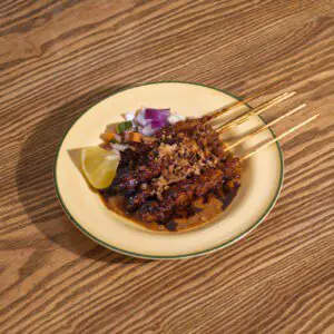 Sate Ayam (Charcoal Grilled Chicken Satay) by Ria Ayam Penyet