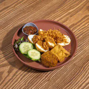 Telor Penyet (Smashed Egg) by Ria Ayam Penyet