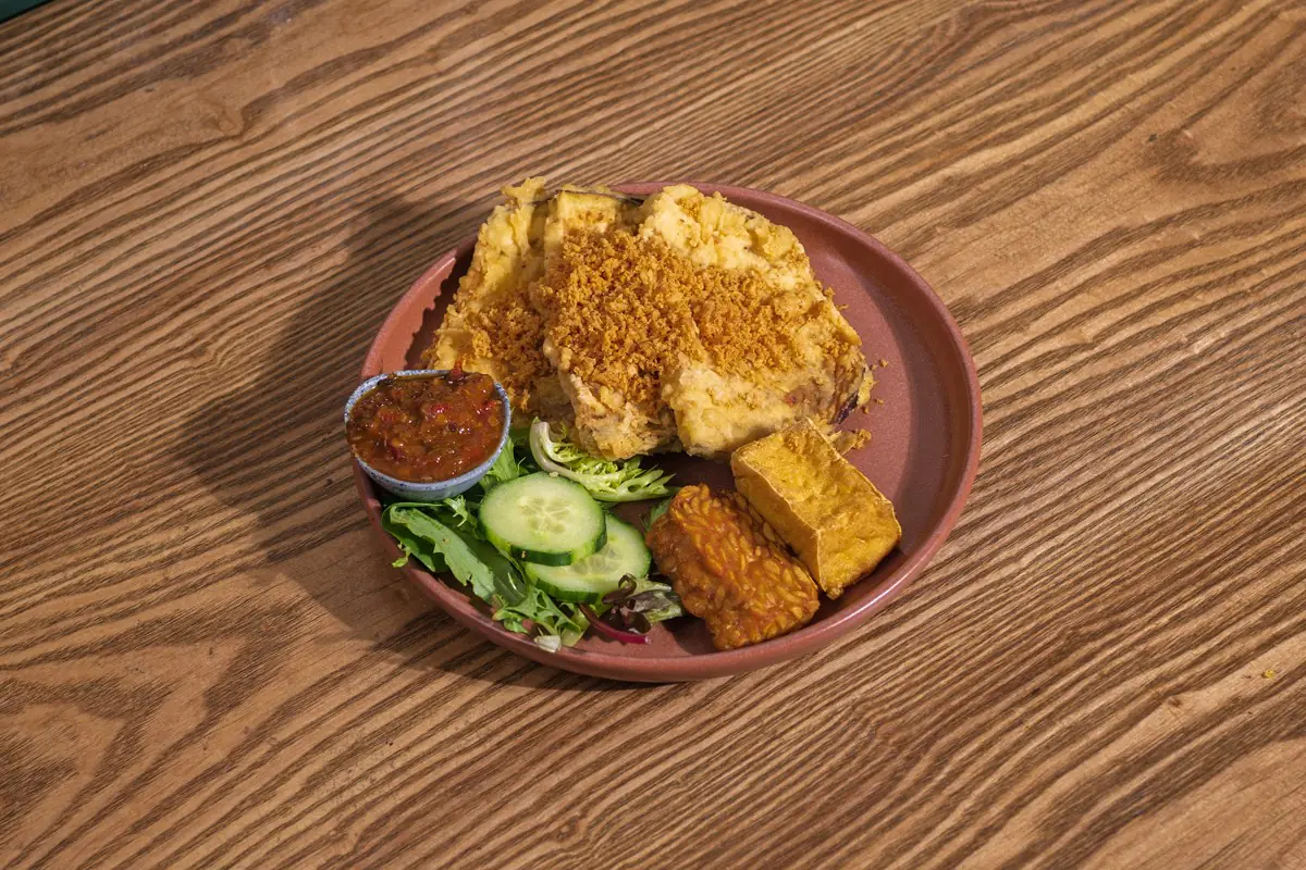 Terong Penyet (Smashed Eggplant) by Ria Ayam Penyet