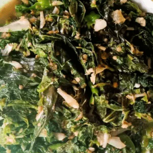 Tumis Daun Singkong (Stir Fried Cassava Leaves)