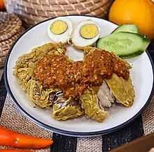 Ayam Geprek (Crispy Fried Chicken) by Shalom