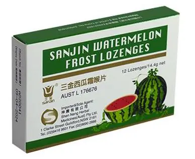 Sanjin Watermelon Frost Lozenges