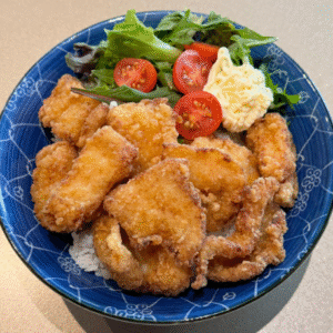 Fish karaage Donburi